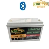 12.8 Volt 100 Ah LiFePO4 Akü Bluetoothlu
