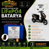 Arora ZR7 Bluetoothlu LiFePO4 Batarya