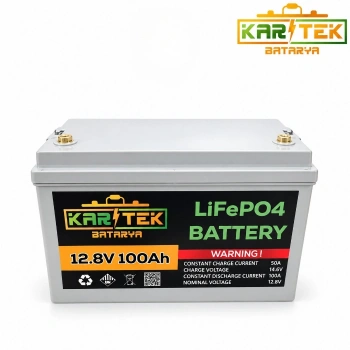 12.8V 100Ah LiFePO4 Akü