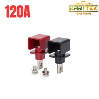 Batarya Terminali 120A (Kırmızı + Siyah)