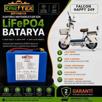 Falcon HAPPY 249 LiFePO4 Batarya