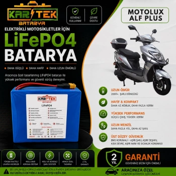 Motolux Alf Plus LiFePO4 Batarya