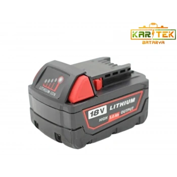 Orjinal Milwaukee Uyumlu 18V 5.0Ah Batarya