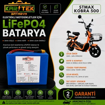STMAX KOBRA 500 LiFePO4 Batarya