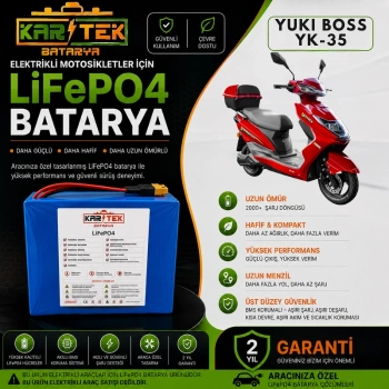 Yuki BOSS YK-35 LiFePO4 Batarya