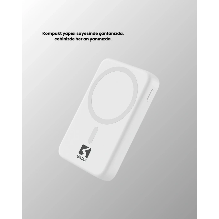 10.000 Mah Magsafe Manyetik Powerbank