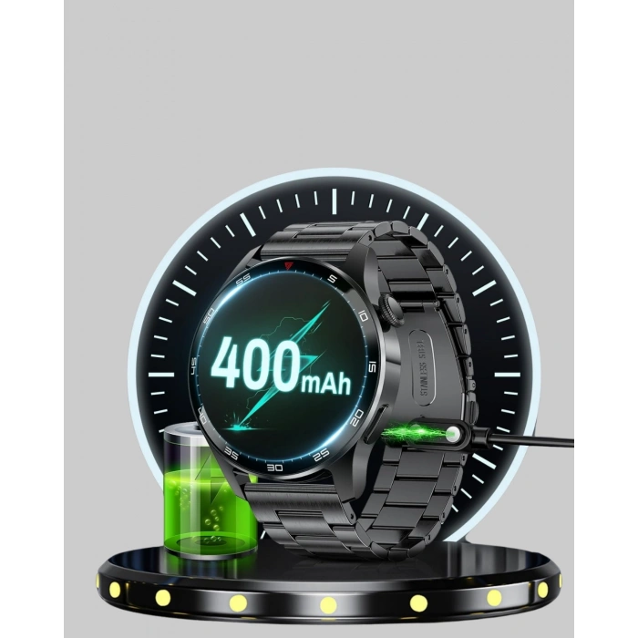 100mah Şarjlı Akıllı Saat – Mesaj Bildirimi, Müzik Kontrolü Ve Ergonomik Tasarım