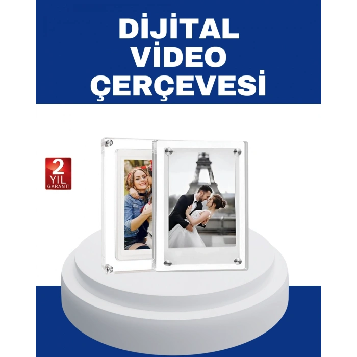 1024x600 Çözünürlüklü 7 İnç Dijital Görüntü Çerçevesi – Canlı Ve Net Ekran