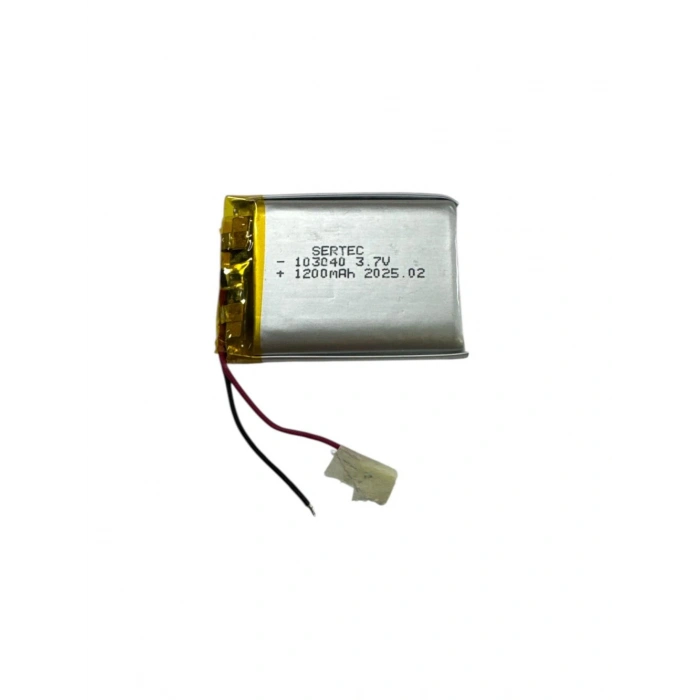 103040 3.7V 1200Mah Lipolymer Pil Devreli/1.5A (599)