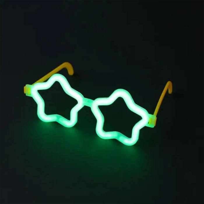 12 Adet Yıldız Glow Gözlük – Glow Partisi Ve Etkinlik İçin