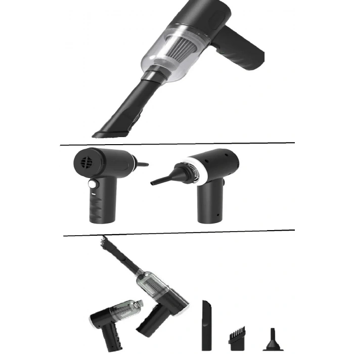 120 W Şarjlı El Süpürgesi Çekme – Üfleme Özellikli Ev Araba Klavye Süpürgesi (599)