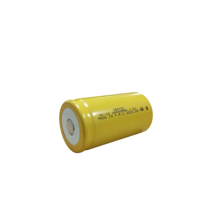 1.2V 4000 Mah  D Büyük Boy  Nicd Şarjlı Pil  (Başsız / Flat Head) (599)