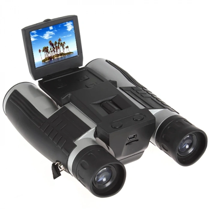 12x32 Zoom Dijital Dürbün Teleskop Kamera 5mp Cmos Sensör 2.0 İnc Tft Full Hd 1080 P Dvr Fotoğraf Video Kayıt Usb Dürbün
