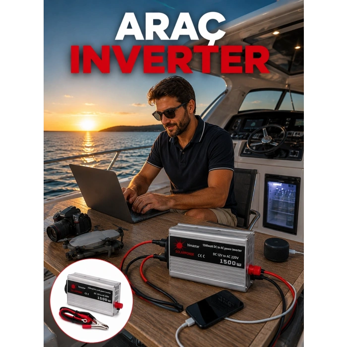 1500w Yüksek Güç Çıkışlı Araç Inverter
