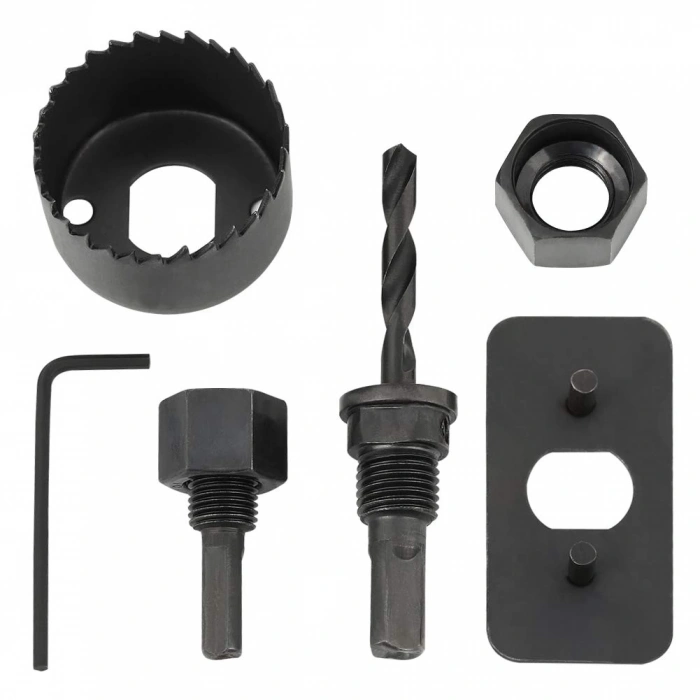 16 Parça Panç Seti Ağaç Kesme Testere Matkap Ucu Takımı Alçıpan Tavan Kesme