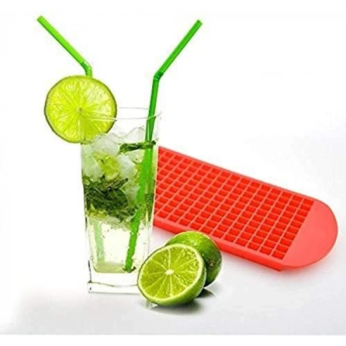 160 Bölmeli Mini Küp Silikon Buz Kalıbı Buzluk (599)