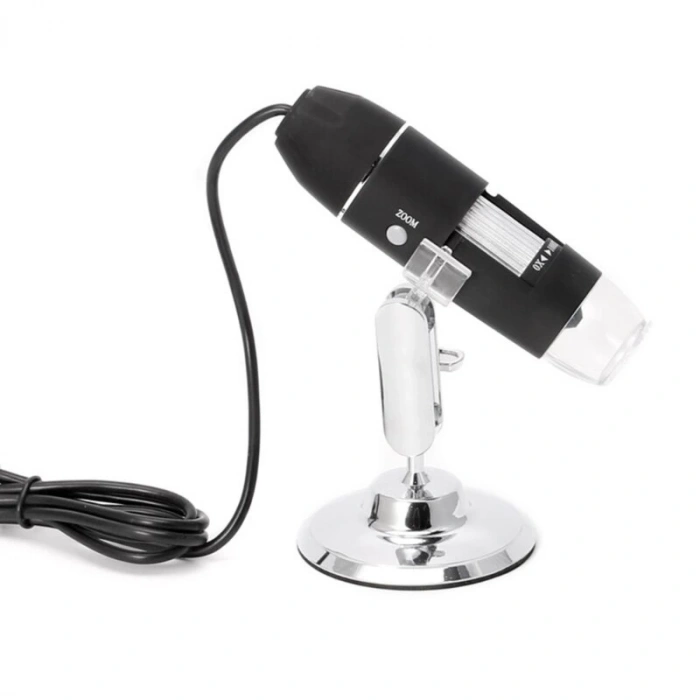 1600x Usb Dijital Mikroskop Kamera Endoskop 8led Büyüteç Metal Standı