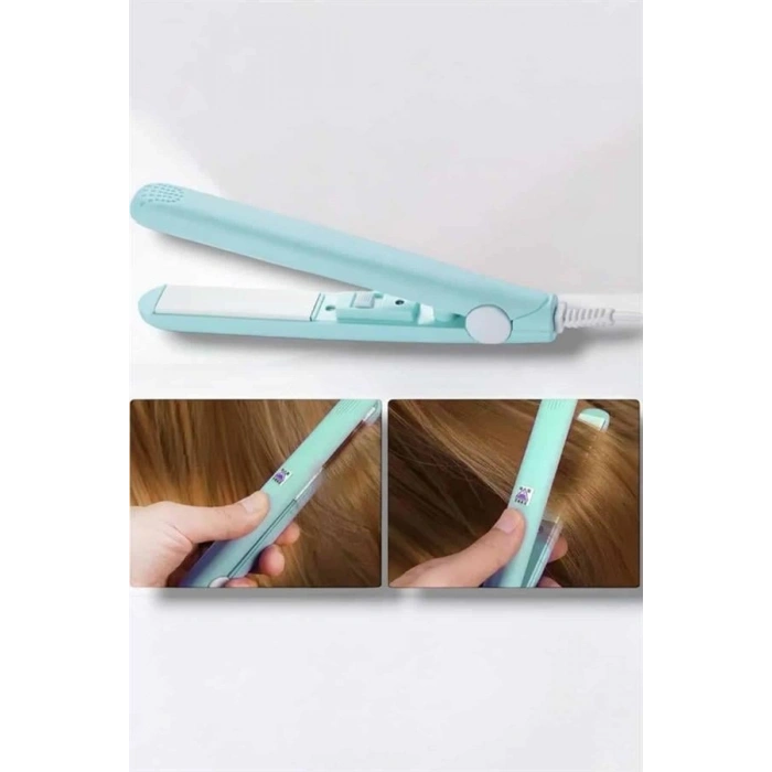 180°c Isı Ve Uzun Süre Kalıcı Düzlük Sağlayan Mini Saç Düzleştirici