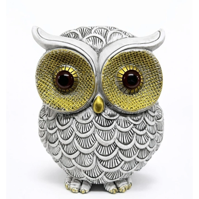 19x16 Cm Polyester Baykuş Figürü