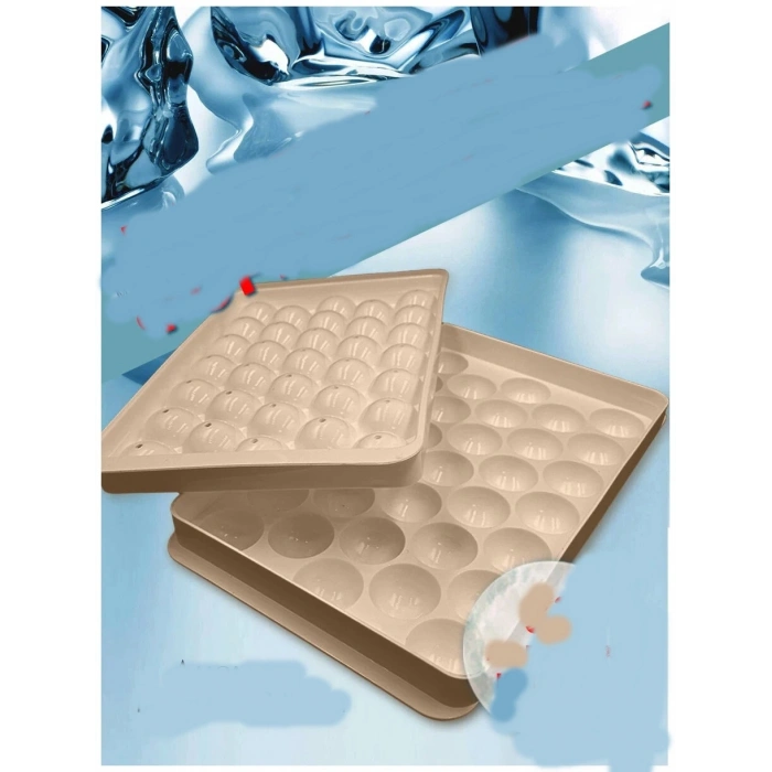 2 Li Buz Kalıbı 33 Bölmeli Kristal Küre Buzluk  Mini Yuvarlak Buz Kalıbı (599)