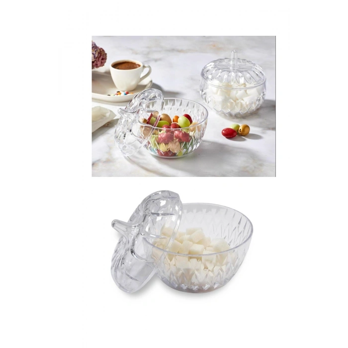 2Li Mika Dekoratif Şekerlik Lokumluk Seti (599)