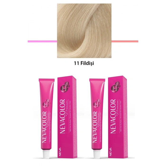 2 Li Set Premium 11 Fildişi  Kalıcı Krem Saç Boyası 2 X 50 G Tüp (599)