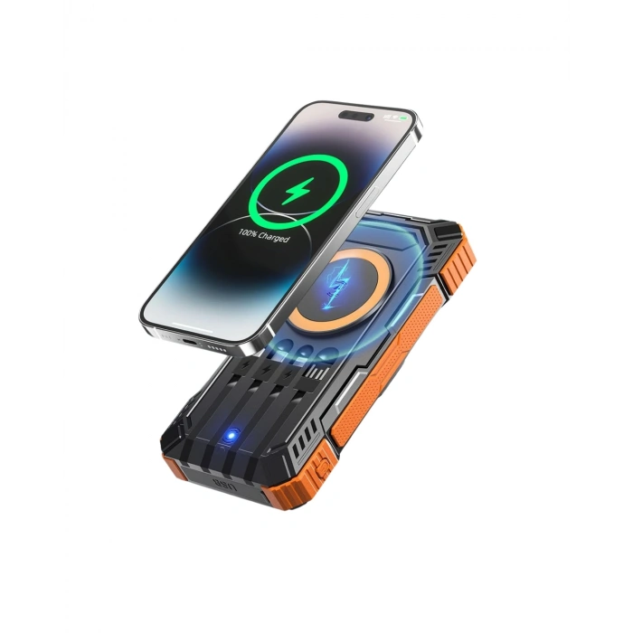 20000 Mah Powerbank Güneş Enerjili Kablosuz Şarj Hızlı Şarj Taşınabilir Batarya (kopya)