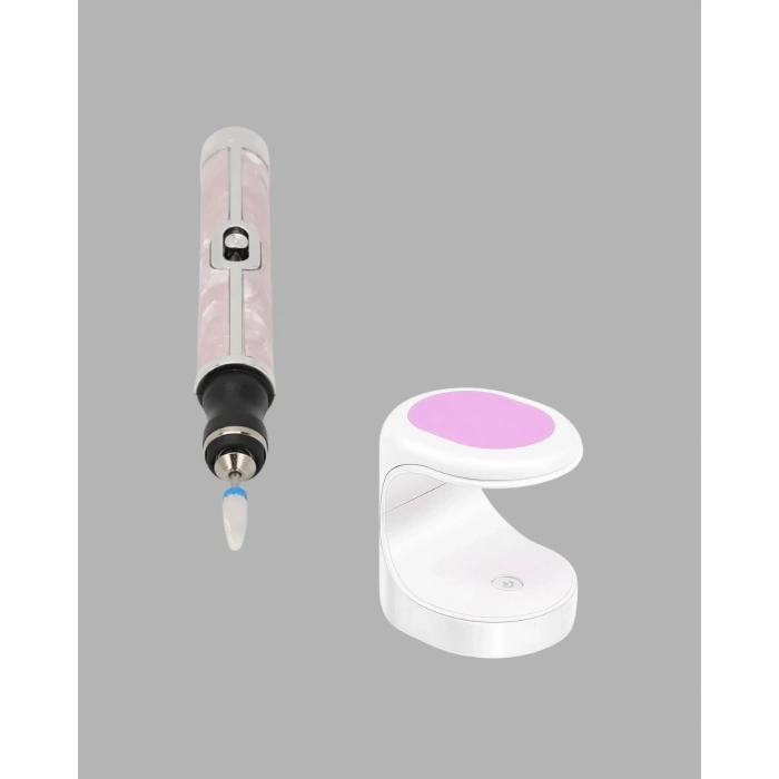 20.000 Rpm Tırnak Matkabı + Mini Led Oje Kurutma Cihazı Seti