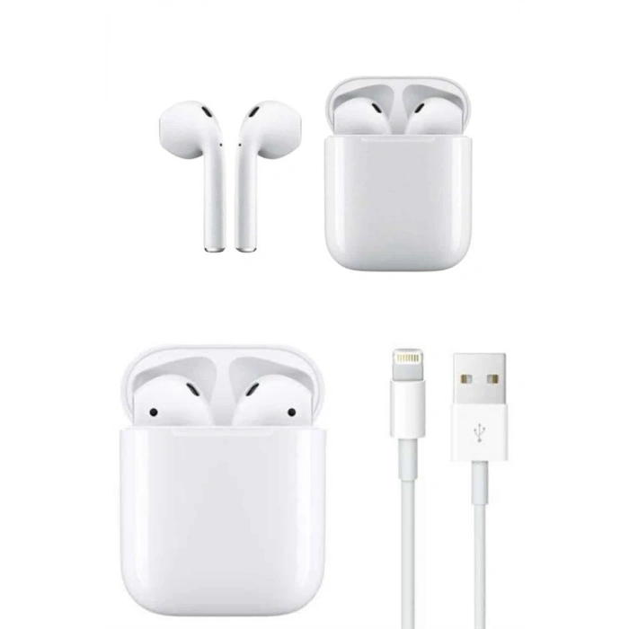 2025 Model Çağrı Cevaplayabilen Bluetooth Kulaklık Beyaz Dokunmatik Kontrol