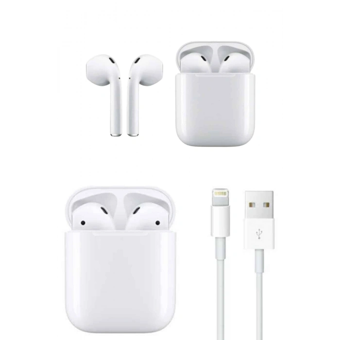 2025 Model Çağrı Cevaplayabilen Bluetooth Kulaklık Beyaz Dokunmatik Kontrol