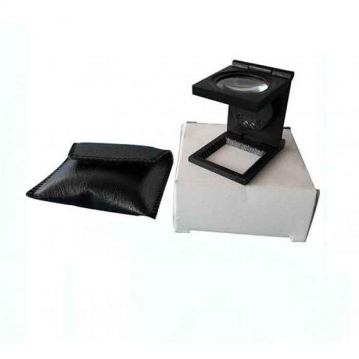 25x25 Mm Full Çelik Kaplı Katlamalı Büyüteç Th9005b