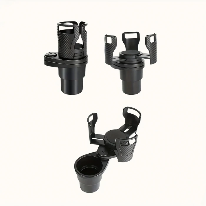 2’si 1 Arada Ayarlanabilir Araç Bardak Tutucu, Genişleyebilir Üst Kısım 3”-6.2”, Şişe Adaptörü, Araba Organizatörü, Dayanıklı Taban, Ramblers Hydroflask Uyumlu, Modern Araç Düzenleyic