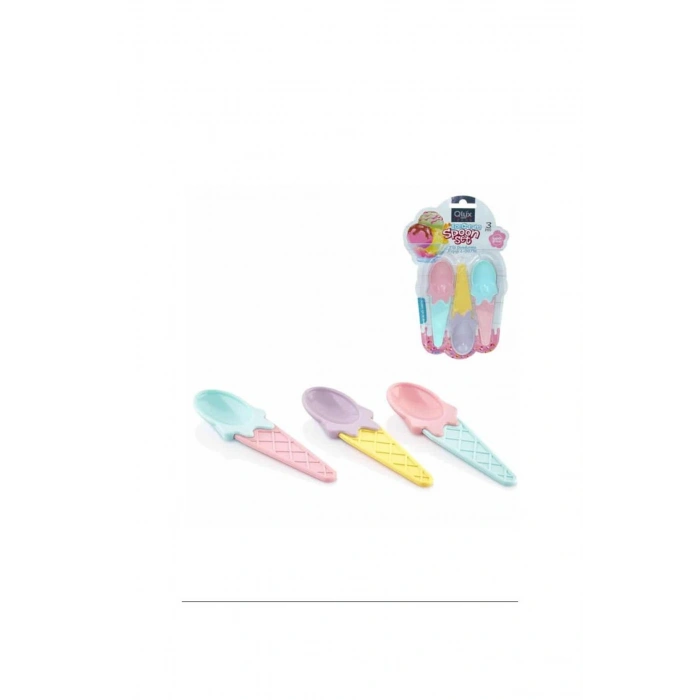 3 Adet Karnaval Dondurma Kaşığı (599)