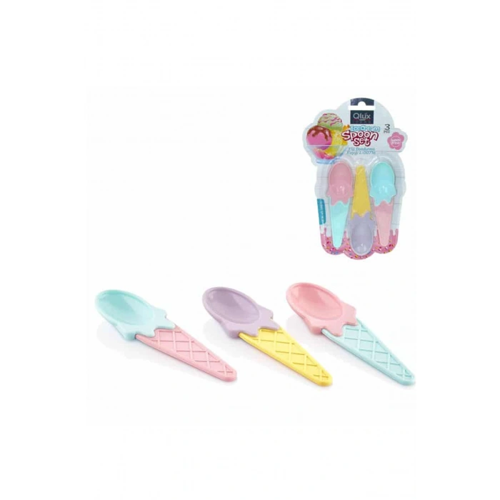 3 Adet Karnaval Dondurma Kaşığı70587 (599)