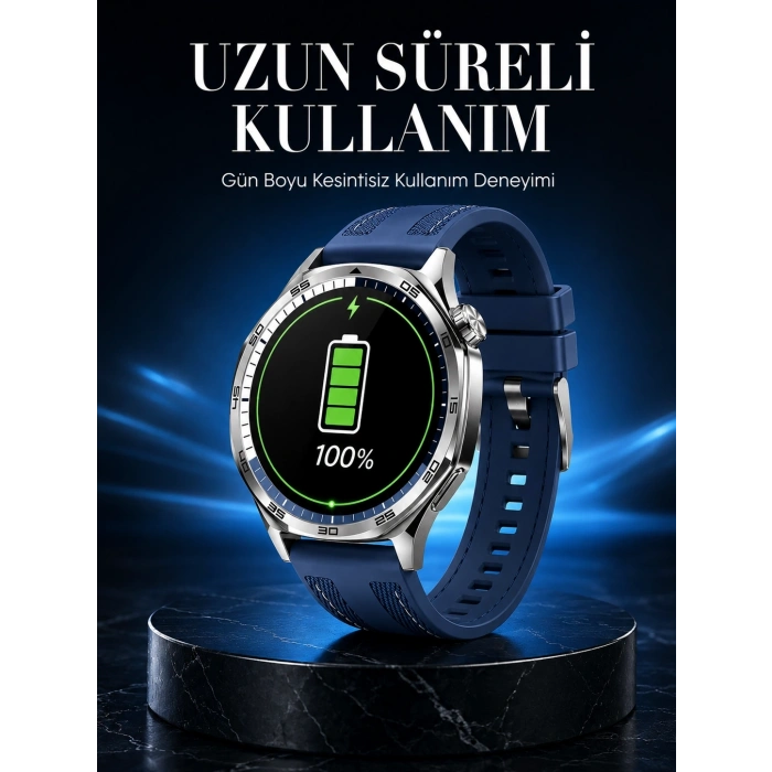3 Değiştirilebilir Kordonlu Suya Dayanıklı Bluetooth Akıllı Saat