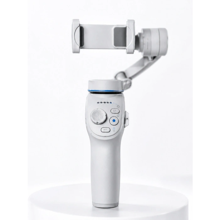 3 Eksen Telefon Gimbal Stabilizer Yapay Zeka Takipli Katlanabilir Dahili Dolgu Işıklı Video Sabitleyici