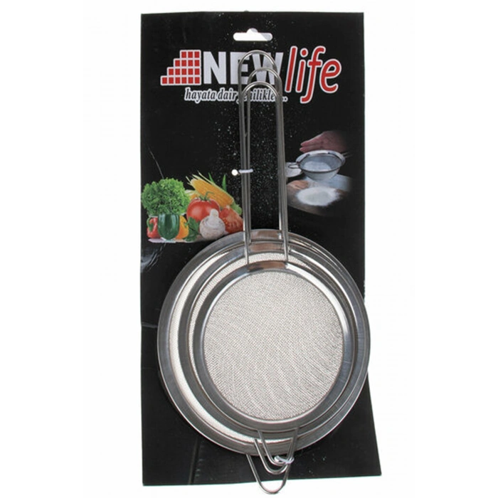 3lü Metal Süzgeç Orta-CLKN-757 (599)