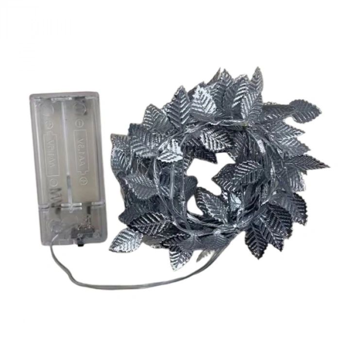 3 Metre Yaldızlı Gümüş Led Işık