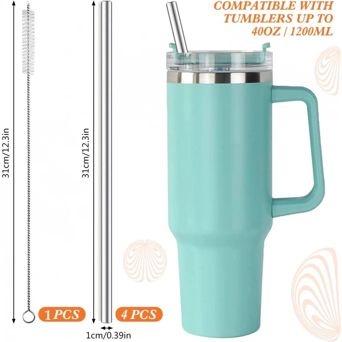 3 Parça Paslanmaz Çelik Pipet Seti