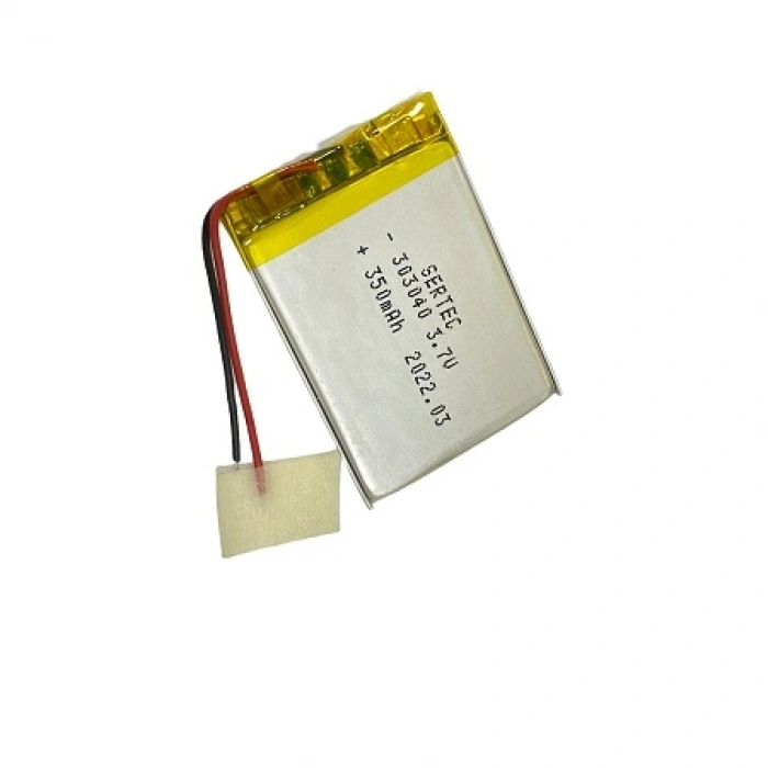 303040 3.7V 350 Mah Lipolymer Pil (Devreli/1.5A) (599)