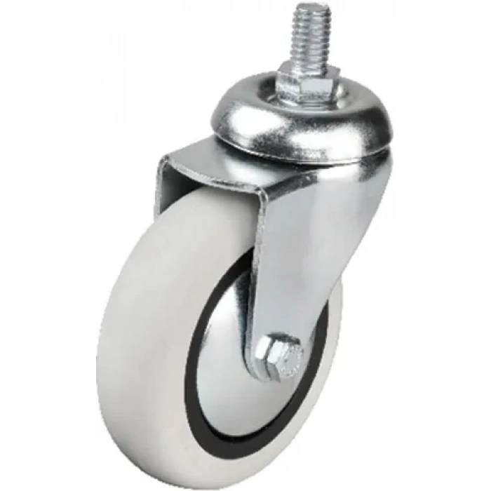 352 - 75x25 Mm Pvc Makaralı Vidalı Teker 4 Adet