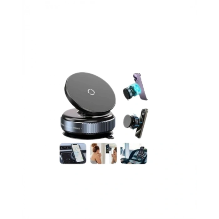 360° Ayarlanabilir Manyetik Araç Telefon Tutucu – Kompakt Ve Pratik Tasarım