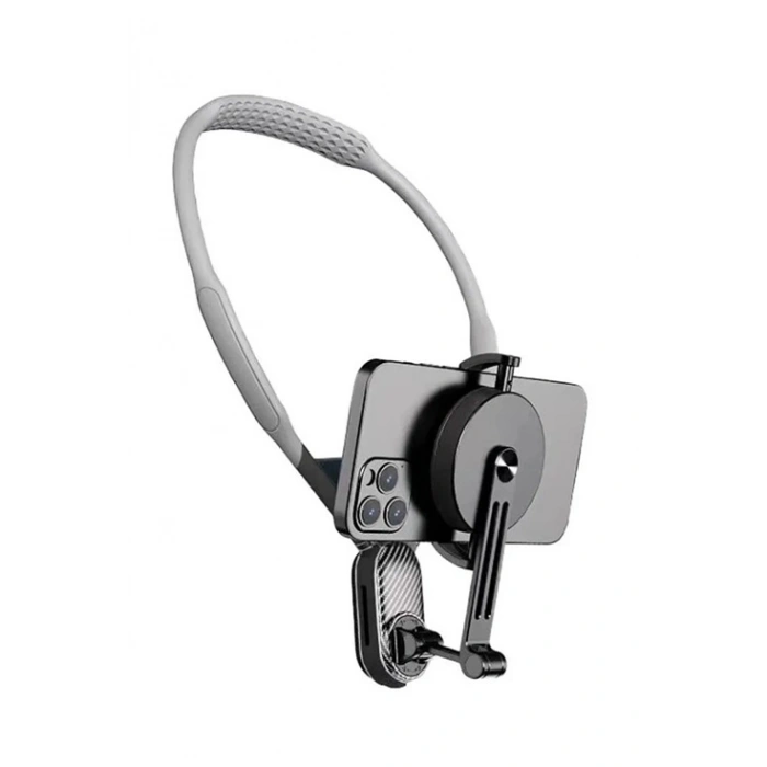 360 Derece Ayarlanabilir Boyun Askılı Manyetik Telefon Tutucu