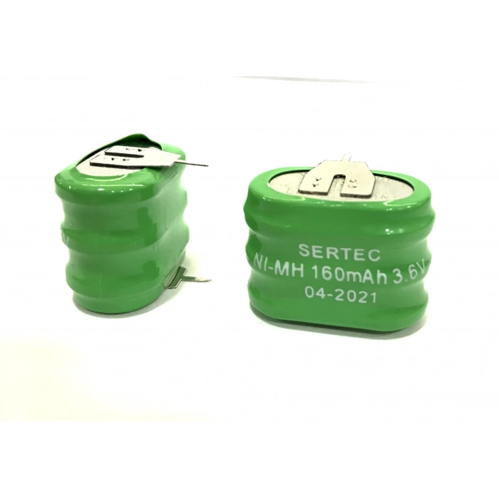 3.6V 3S1P 160 Mah 2 Pin Nımh Buton Pil (599)