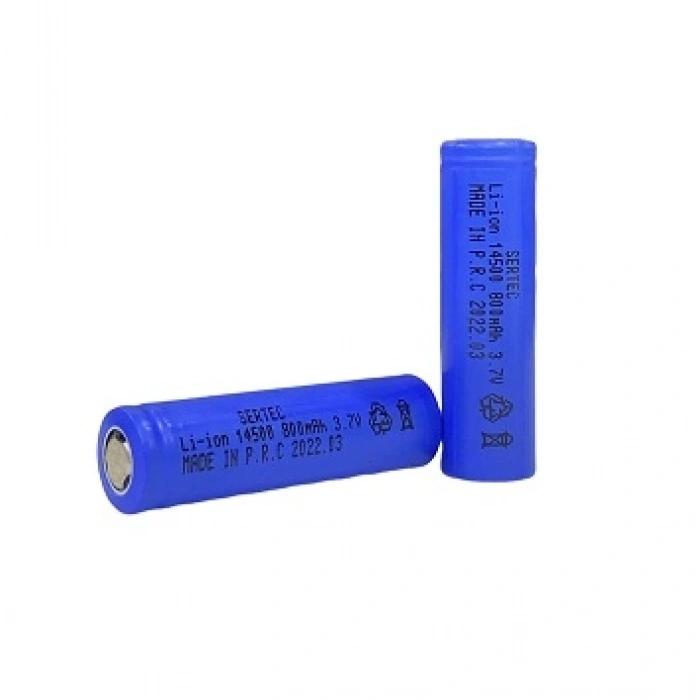 3.7V Liıon 14500 Aa  800 Mah 1C Şarjlı Pil (599)
