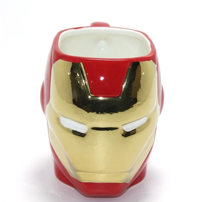 3d İron Man Tasarımı Porselen Kupa Bardak Alk4499