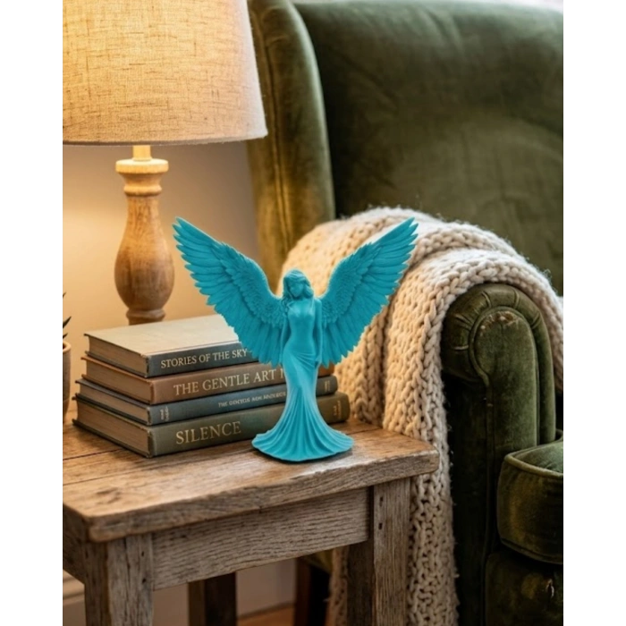 3d Melek İnsan Turkuaz