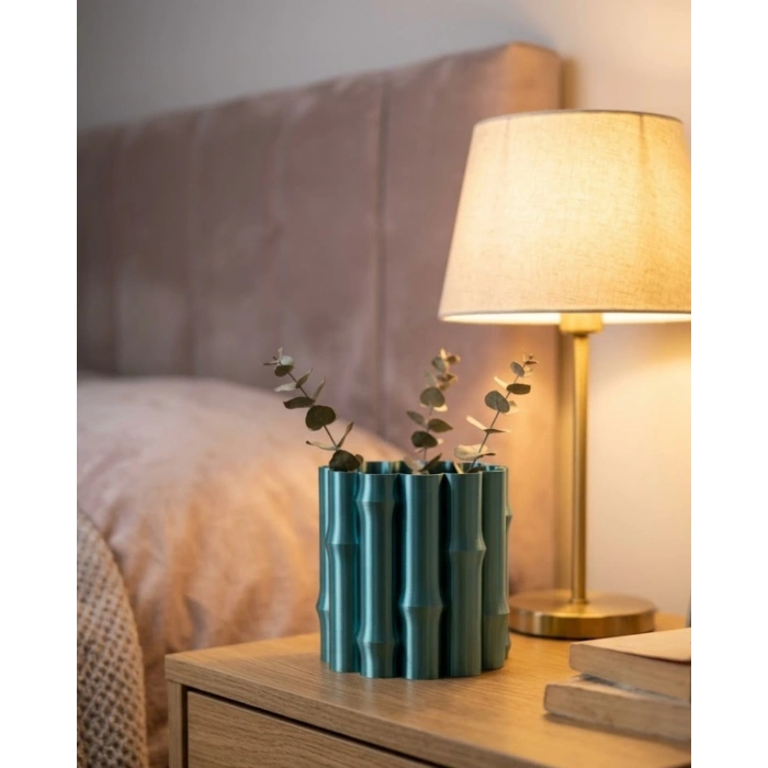 3d Parlak Yeşil Vazo