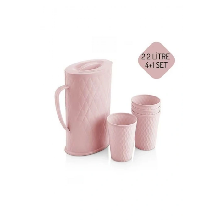 4+1 Sürahi Ve Bardak Su Seti 2.2 Lt (599)