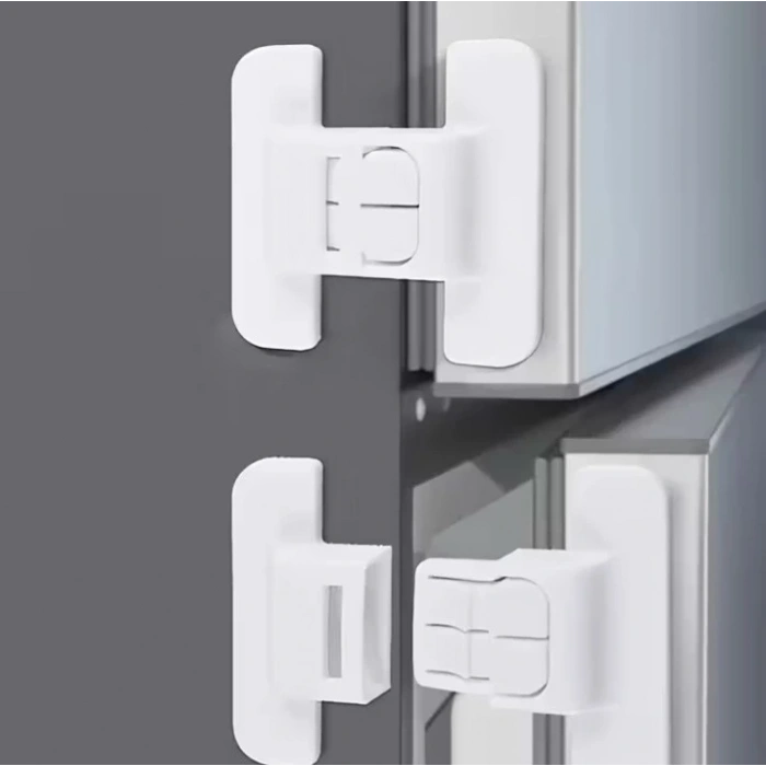 4 Adet Buzdolabı Çekmece Ve Dolap Kapağı Çocuk Kilidi